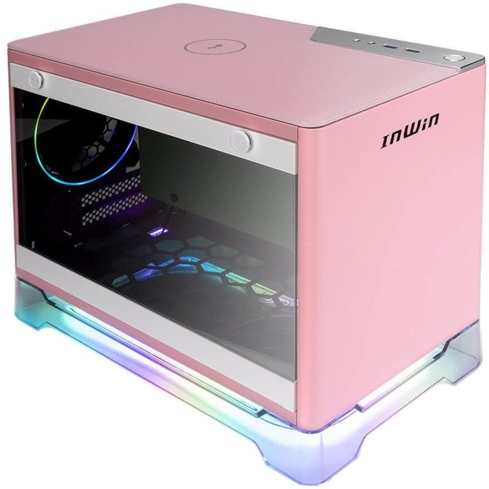 Корпус Inwin CF08A (A1PLUS) розовый 650W miniITX 4x120mm 2xUSB3.0 audio - фото 51418854 Корпус Inwin CF08A (A1PLUS) розовый 650W miniITX 4x120mm 2xUSB3.0 audio - фото 51418854