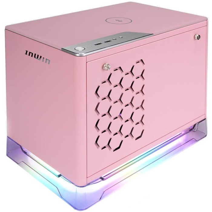 Корпус Inwin CF08A (A1PLUS) розовый 650W miniITX 4x120mm 2xUSB3.0 audio - фото 51418855 Корпус Inwin CF08A (A1PLUS) розовый 650W miniITX 4x120mm 2xUSB3.0 audio - фото 51418855