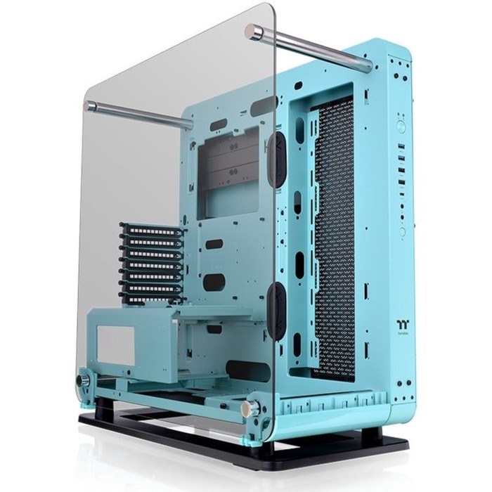 Корпус Thermaltake Core P6 TG Turquoise бирюзовый без БП ATX 10x120mm 6x140mm 2xUSB2.0 2xUSB 10044 - фото 51418883 Корпус Thermaltake Core P6 TG Turquoise бирюзовый без БП ATX 10x120mm 6x140mm 2xUSB2.0 2xUSB 10044 - фото 51418883