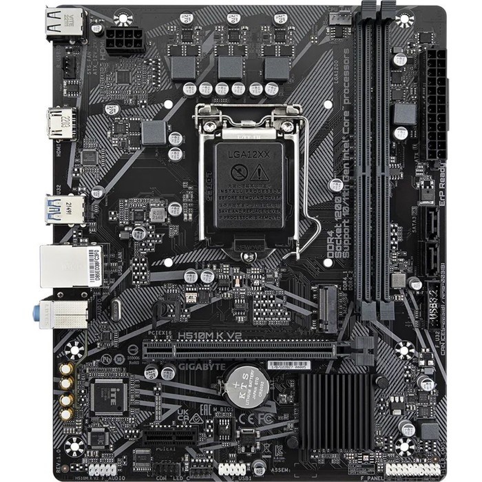 Материнская плата Gigabyte H510M K V2 Soc-1200 Intel H470 2xDDR4 mATX AC`97 8ch(7.1) GbLAN+H 10044 - фото 51418992 Материнская плата Gigabyte H510M K V2 Soc-1200 Intel H470 2xDDR4 mATX AC`97 8ch(7.1) GbLAN+H 10044 - фото 51418992