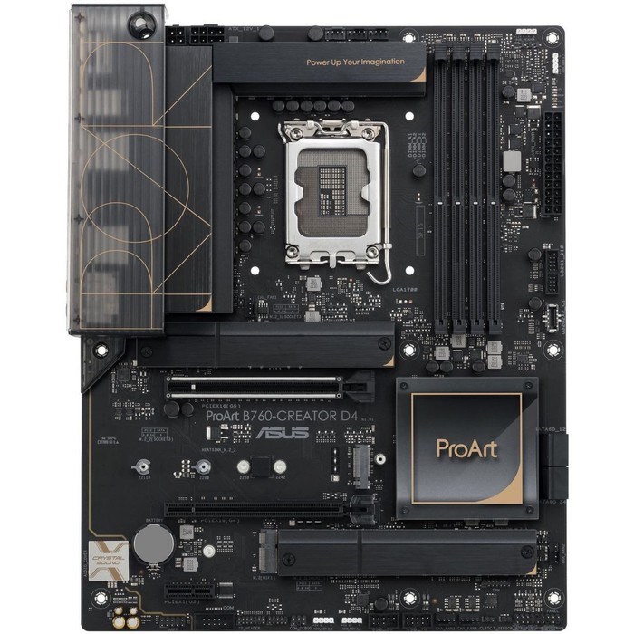 Материнская плата Asus PROART B760-CREATOR D4 Soc-1700 Intel B760 4xDDR4 ATX AC`97 8ch(7.1) 100447 - фото 51419058 Материнская плата Asus PROART B760-CREATOR D4 Soc-1700 Intel B760 4xDDR4 ATX AC`97 8ch(7.1) 100447 - фото 51419058