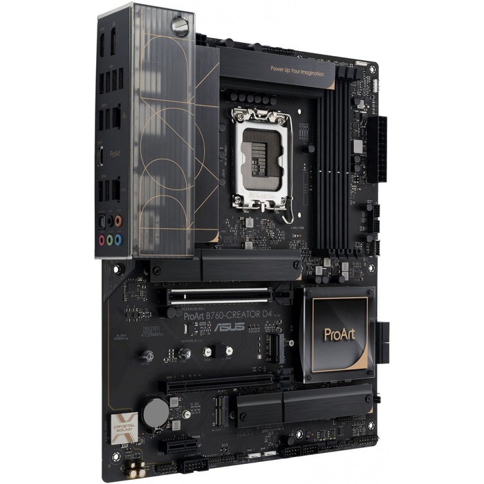 Материнская плата Asus PROART B760-CREATOR D4 Soc-1700 Intel B760 4xDDR4 ATX AC`97 8ch(7.1) 100447 - фото 51419059 Материнская плата Asus PROART B760-CREATOR D4 Soc-1700 Intel B760 4xDDR4 ATX AC`97 8ch(7.1) 100447 - фото 51419059