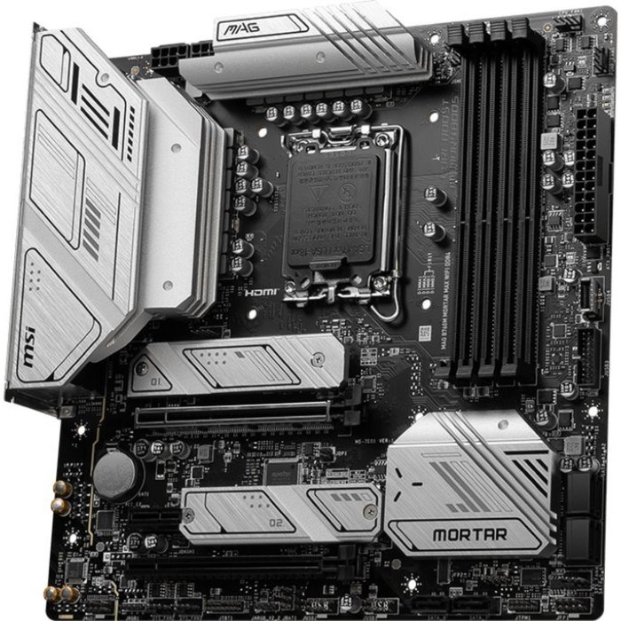 Материнская плата MSI MAG B760M MORTAR MAX WIFI DDR4 Soc-1700 Intel B760 4xDDR4 mATX AC`97 8 10044 - фото 51419127 Материнская плата MSI MAG B760M MORTAR MAX WIFI DDR4 Soc-1700 Intel B760 4xDDR4 mATX AC`97 8 10044 - фото 51419127