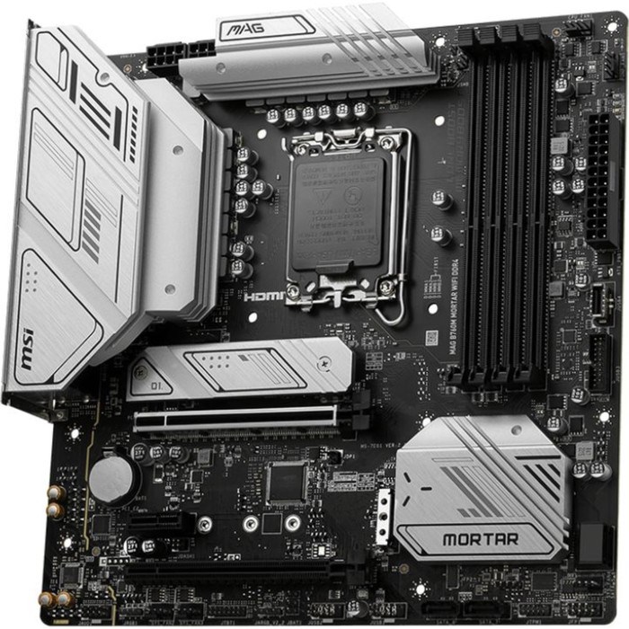 Материнская плата MSI MAG B760M MORTAR WIFI DDR4 Soc-1700 Intel B760 4xDDR4 mATX AC`97 8ch(7 10044 - фото 51419133 Материнская плата MSI MAG B760M MORTAR WIFI DDR4 Soc-1700 Intel B760 4xDDR4 mATX AC`97 8ch(7 10044 - фото 51419133