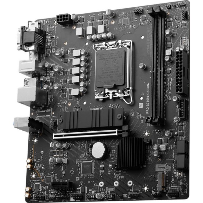 Материнская плата MSI PRO B760M-G DDR4 Soc-1700 Intel B760 2xDDR4 mATX AC`97 8ch(7.1) 2.5Gg+ 10044 - фото 51419158 Материнская плата MSI PRO B760M-G DDR4 Soc-1700 Intel B760 2xDDR4 mATX AC`97 8ch(7.1) 2.5Gg+ 10044 - фото 51419158
