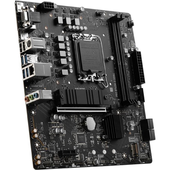Материнская плата MSI PRO B760M-G DDR4 Soc-1700 Intel B760 2xDDR4 mATX AC`97 8ch(7.1) 2.5Gg+ 10044 - фото 51419159 Материнская плата MSI PRO B760M-G DDR4 Soc-1700 Intel B760 2xDDR4 mATX AC`97 8ch(7.1) 2.5Gg+ 10044 - фото 51419159