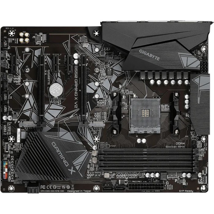 Материнская плата Gigabyte B550 GAMING X V2 Soc-AM4 AMD B550 4xDDR4 ATX AC`97 8ch(7.1) GbLAN 10044 - фото 51419218 Материнская плата Gigabyte B550 GAMING X V2 Soc-AM4 AMD B550 4xDDR4 ATX AC`97 8ch(7.1) GbLAN 10044 - фото 51419218
