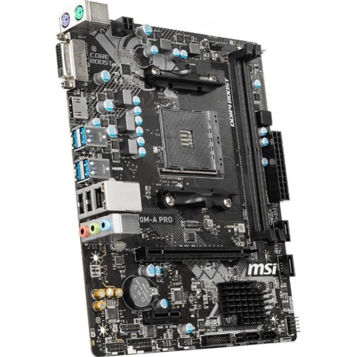 Материнская плата MSI A320M-A PRO Soc-AM4 AMD A320 2xDDR4 mATX AC`97 8ch(7.1) GbLAN RAID+DVI 10044 - фото 51419229 Материнская плата MSI A320M-A PRO Soc-AM4 AMD A320 2xDDR4 mATX AC`97 8ch(7.1) GbLAN RAID+DVI 10044 - фото 51419229