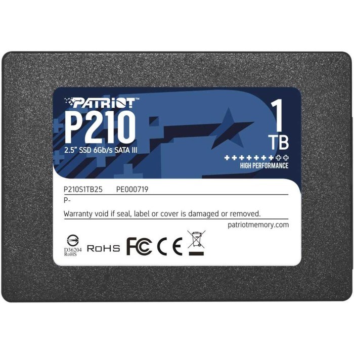 Накопитель SSD Patriot SATA III 1TB P210S1TB25 P210 2.5" - фото 51419267 Накопитель SSD Patriot SATA III 1TB P210S1TB25 P210 2.5" - фото 51419267