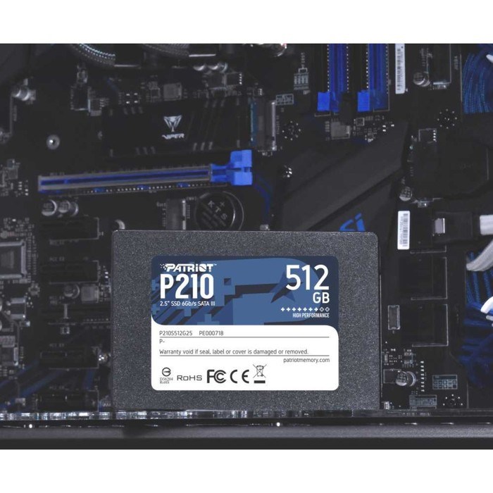 Накопитель SSD Patriot SATA III 512GB P210S512G25 P210 2.5" - фото 51419284 Накопитель SSD Patriot SATA III 512GB P210S512G25 P210 2.5" - фото 51419284
