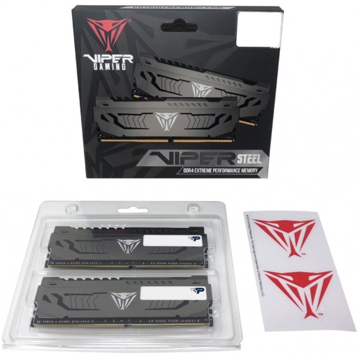 Память DDR4 2x8GB 3733MHz Patriot PVS416G373C7K Viper Steel RTL Gaming PC4-29800 CL17 DIMM 2 10044 - фото 51419382 Память DDR4 2x8GB 3733MHz Patriot PVS416G373C7K Viper Steel RTL Gaming PC4-29800 CL17 DIMM 2 10044 - фото 51419382