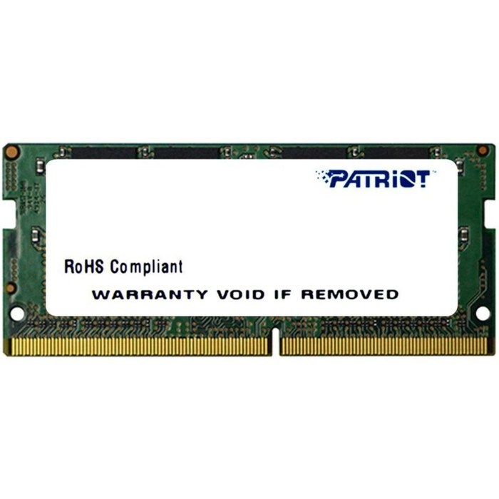 Память DDR4 16GB 2666MHz Patriot PSD416G26662S Signature RTL PC4-21300 CL19 SO-DIMM 260-pin 100449 - фото 51419398 Память DDR4 16GB 2666MHz Patriot PSD416G26662S Signature RTL PC4-21300 CL19 SO-DIMM 260-pin 100449 - фото 51419398