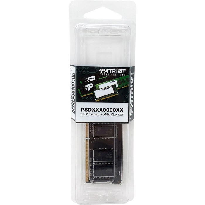 Память DDR4 8GB 3200MHz Patriot PSD48G320081S Signature RTL PC4-25600 CL22 SO-DIMM 260-pin 1 10044 - фото 51419404 Память DDR4 8GB 3200MHz Patriot PSD48G320081S Signature RTL PC4-25600 CL22 SO-DIMM 260-pin 1 10044 - фото 51419404