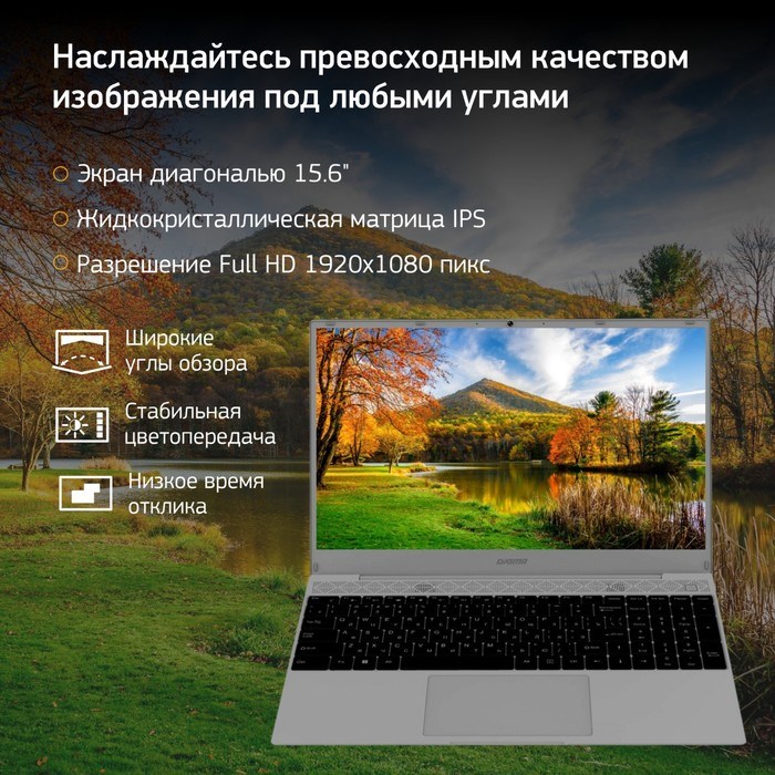 Ноутбук Digma EVE 15 C423 Ryzen 5 3500U 8Gb SSD256Gb AMD Radeon Vega 8 15.6" IPS FHD (1920x1 10045 - фото 51420590 Ноутбук Digma EVE 15 C423 Ryzen 5 3500U 8Gb SSD256Gb AMD Radeon Vega 8 15.6" IPS FHD (1920x1 10045 - фото 51420590