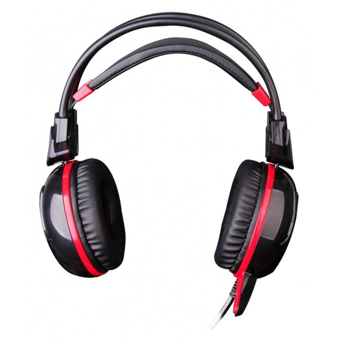 Наушники с микрофоном A4Tech Bloody G300 черный/красный 2.2м мониторные оголовье (G300 BLACK 10045 - фото 51422005 Наушники с микрофоном A4Tech Bloody G300 черный/красный 2.2м мониторные оголовье (G300 BLACK 10045 - фото 51422005