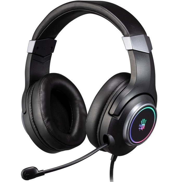 Наушники с микрофоном A4Tech Bloody G350 черный 2м мониторные USB оголовье (G350 USB/ BLACK) 10045 - фото 51422007 Наушники с микрофоном A4Tech Bloody G350 черный 2м мониторные USB оголовье (G350 USB/ BLACK) 10045 - фото 51422007