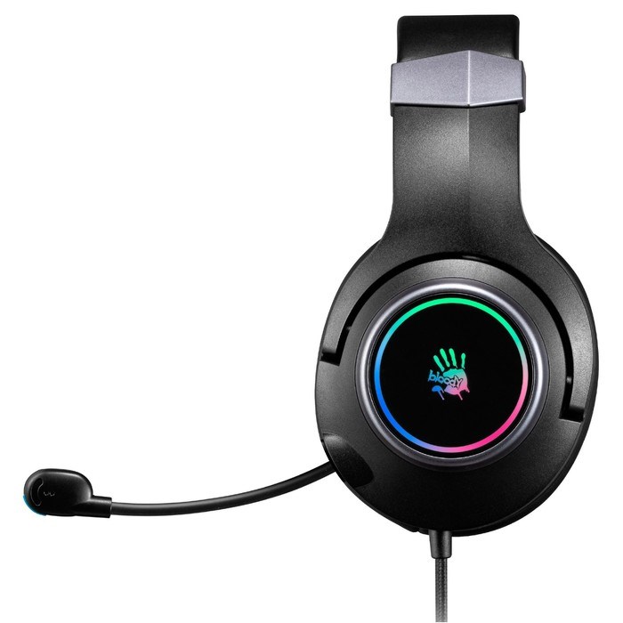 Наушники с микрофоном A4Tech Bloody G350 черный 2м мониторные USB оголовье (G350 USB/ BLACK) 10045 - фото 51422015 Наушники с микрофоном A4Tech Bloody G350 черный 2м мониторные USB оголовье (G350 USB/ BLACK) 10045 - фото 51422015