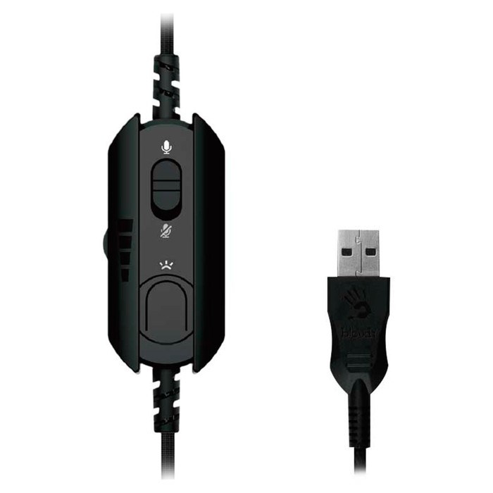 Наушники с микрофоном A4Tech Bloody G575 черный 2м мониторные USB оголовье (G575 USB/ BLACK) 10045 - фото 51422060 Наушники с микрофоном A4Tech Bloody G575 черный 2м мониторные USB оголовье (G575 USB/ BLACK) 10045 - фото 51422060