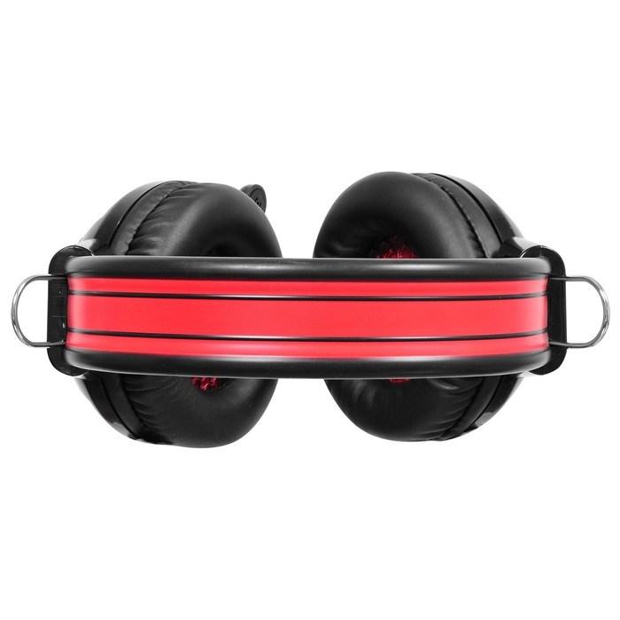 Наушники с микрофоном Оклик HS-G300 ARMAGEDDON черный/красный 2.3м мониторные оголовье (3374 10045 - фото 51422120 Наушники с микрофоном Оклик HS-G300 ARMAGEDDON черный/красный 2.3м мониторные оголовье (3374 10045 - фото 51422120