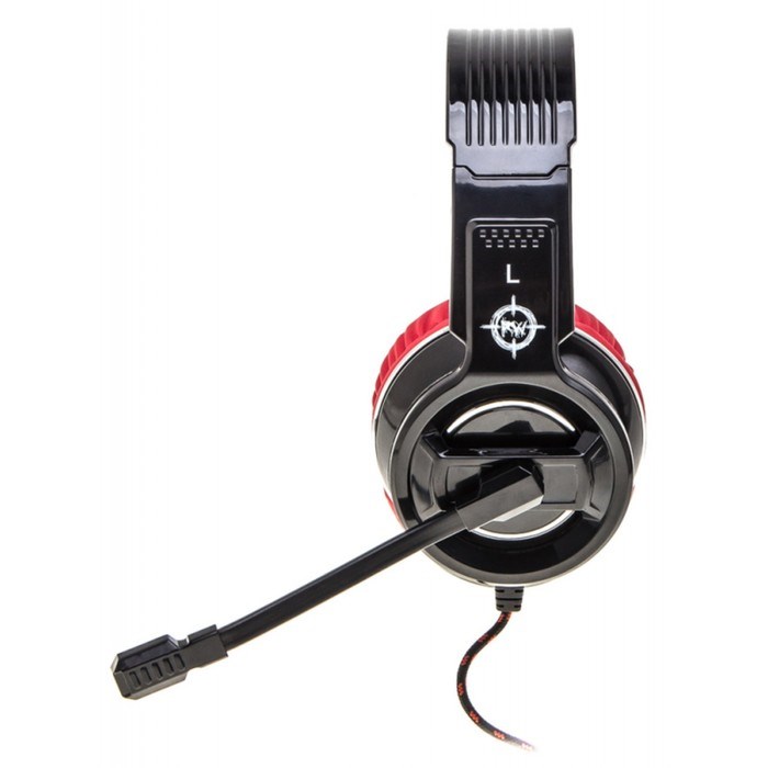Наушники с микрофоном Оклик HS-L350G RED WAR черный/красный 2.2м мониторные оголовье (472664 10045 - фото 51422131 Наушники с микрофоном Оклик HS-L350G RED WAR черный/красный 2.2м мониторные оголовье (472664 10045 - фото 51422131