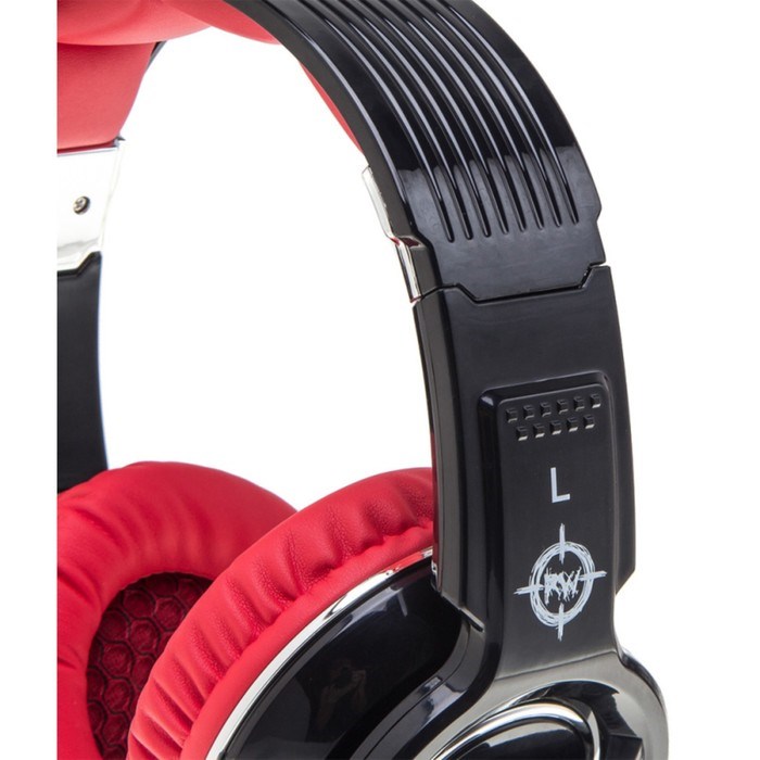 Наушники с микрофоном Оклик HS-L350G RED WAR черный/красный 2.2м мониторные оголовье (472664 10045 - фото 51422132 Наушники с микрофоном Оклик HS-L350G RED WAR черный/красный 2.2м мониторные оголовье (472664 10045 - фото 51422132