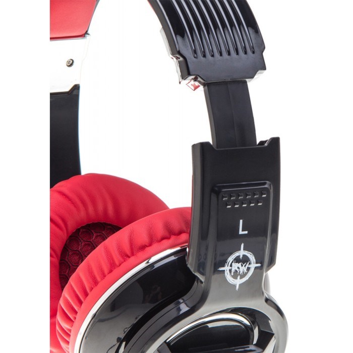 Наушники с микрофоном Оклик HS-L350G RED WAR черный/красный 2.2м мониторные оголовье (472664 10045 - фото 51422133 Наушники с микрофоном Оклик HS-L350G RED WAR черный/красный 2.2м мониторные оголовье (472664 10045 - фото 51422133