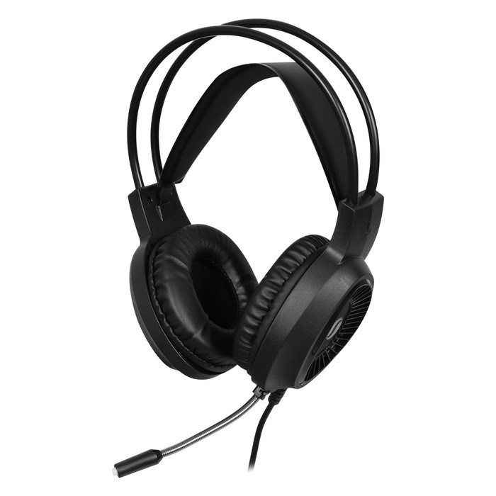 Наушники с микрофоном SunWind SW-HS410G черный 2.1м мониторные оголовье (1422159) - фото 51422187 Наушники с микрофоном SunWind SW-HS410G черный 2.1м мониторные оголовье (1422159) - фото 51422187