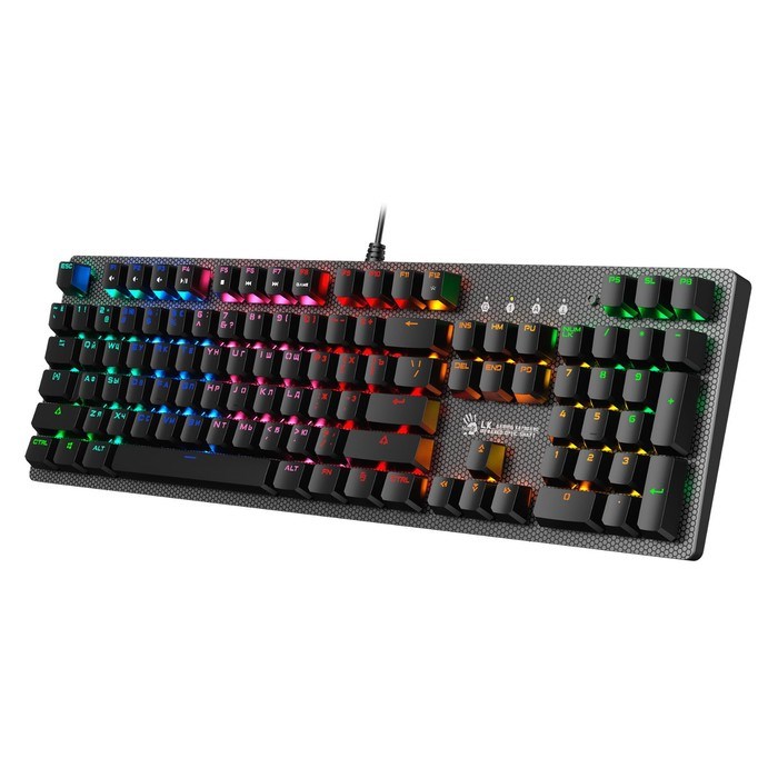 Клавиатура A4Tech Bloody B810R NetBee механическая черный USB Multimedia for gamer LED (B810 10045 - фото 51422258 Клавиатура A4Tech Bloody B810R NetBee механическая черный USB Multimedia for gamer LED (B810 10045 - фото 51422258