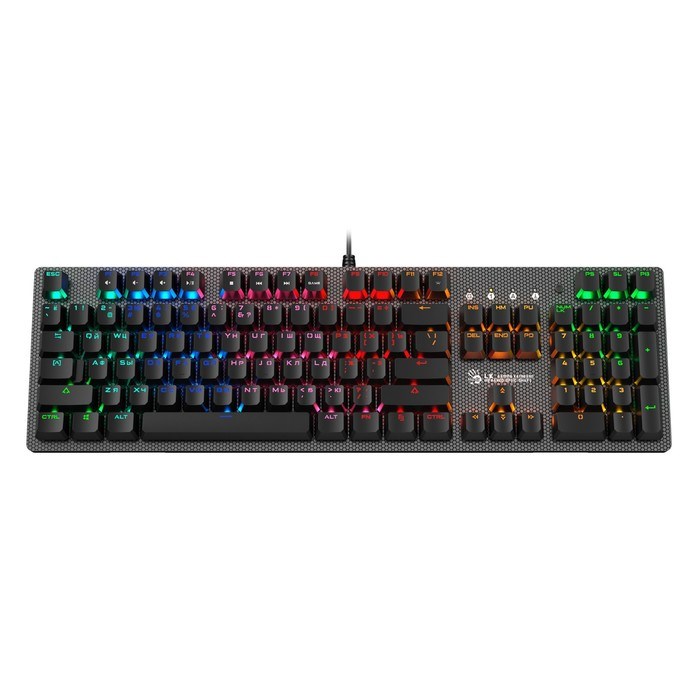 Клавиатура A4Tech Bloody B810R NetBee механическая черный USB Multimedia for gamer LED (B810 10045 - фото 51422261 Клавиатура A4Tech Bloody B810R NetBee механическая черный USB Multimedia for gamer LED (B810 10045 - фото 51422261