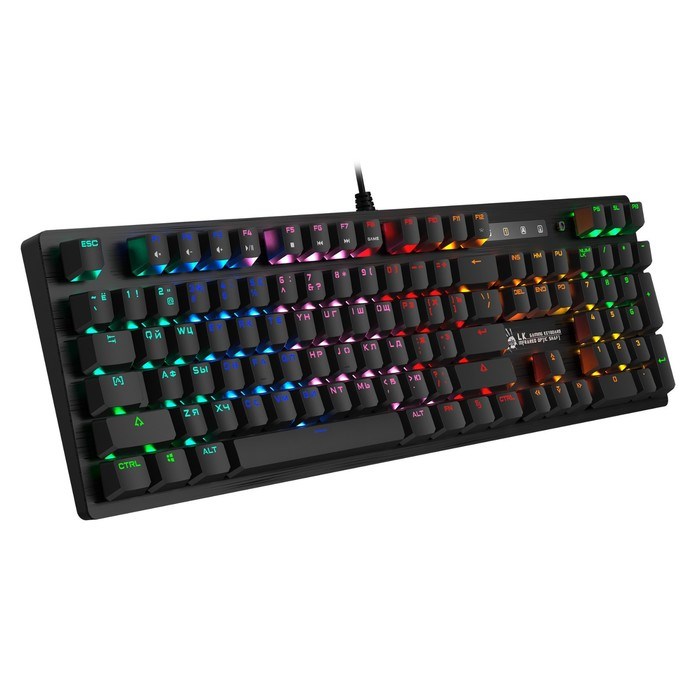 Клавиатура A4Tech Bloody B820R механическая черный USB for gamer LED (B820R BLACK (RED SWITC 10045 - фото 51422281 Клавиатура A4Tech Bloody B820R механическая черный USB for gamer LED (B820R BLACK (RED SWITC 10045 - фото 51422281