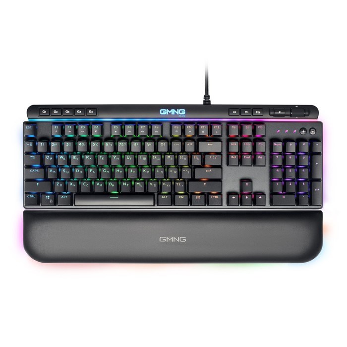 Клавиатура GMNG 999GK механич., черный/серебристый USB Multimedia for gamer LED,подставка - фото 51422313 Клавиатура GMNG 999GK механич., черный/серебристый USB Multimedia for gamer LED,подставка - фото 51422313
