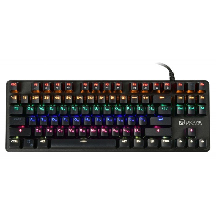 Клавиатура Оклик 969G SHOTGUN механическая черный USB Multimedia for gamer LED - фото 51422330 Клавиатура Оклик 969G SHOTGUN механическая черный USB Multimedia for gamer LED - фото 51422330