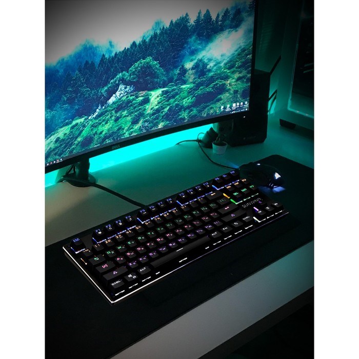 Клавиатура SunWind SW-K900G механическая черный USB Multimedia for gamer LED - фото 51422375 Клавиатура SunWind SW-K900G механическая черный USB Multimedia for gamer LED - фото 51422375