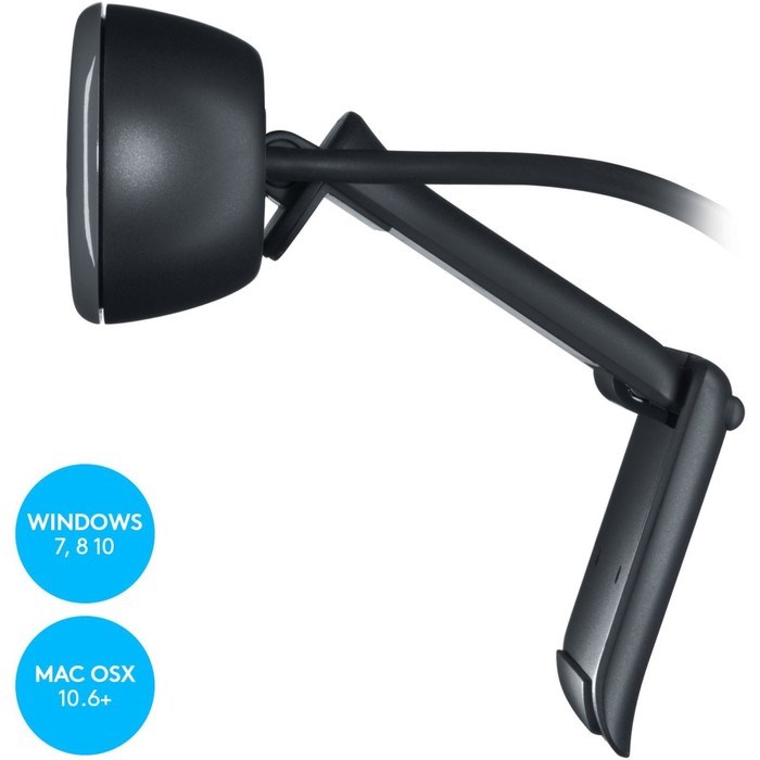 Камера Web Logitech HD Webcam C270 черный 0.9Mpix (1280x720) USB2.0 с микрофоном (960-000999 10045 - фото 51422506 Камера Web Logitech HD Webcam C270 черный 0.9Mpix (1280x720) USB2.0 с микрофоном (960-000999 10045 - фото 51422506