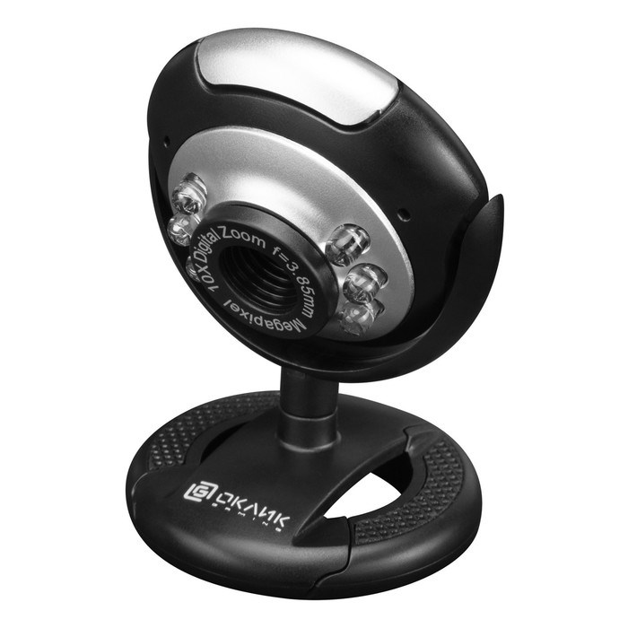 Камера Web Оклик OK-C8825 черный 0.3Mpix (640x480) USB2.0 с микрофоном - фото 51422582 Камера Web Оклик OK-C8825 черный 0.3Mpix (640x480) USB2.0 с микрофоном - фото 51422582