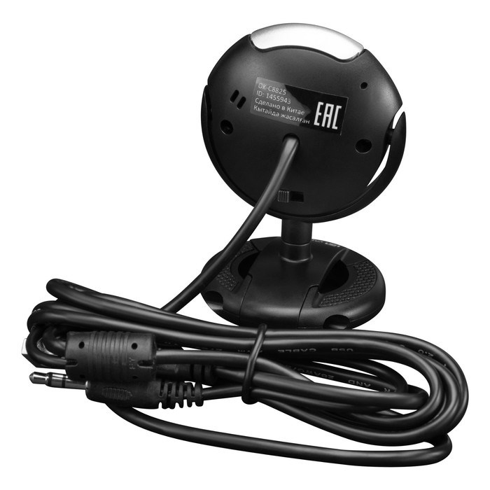 Камера Web Оклик OK-C8825 черный 0.3Mpix (640x480) USB2.0 с микрофоном - фото 51422583 Камера Web Оклик OK-C8825 черный 0.3Mpix (640x480) USB2.0 с микрофоном - фото 51422583
