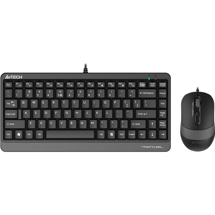 Клавиатура + мышь A4Tech Fstyler F1110 клав:черный/серый мышь:черный/серый USB Multimedia (F 10046 - фото 51422844 Клавиатура + мышь A4Tech Fstyler F1110 клав:черный/серый мышь:черный/серый USB Multimedia (F 10046 - фото 51422844