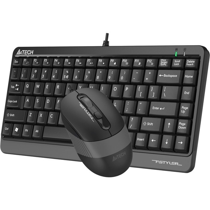 Клавиатура + мышь A4Tech Fstyler F1110 клав:черный/серый мышь:черный/серый USB Multimedia (F 10046 - фото 51422846 Клавиатура + мышь A4Tech Fstyler F1110 клав:черный/серый мышь:черный/серый USB Multimedia (F 10046 - фото 51422846