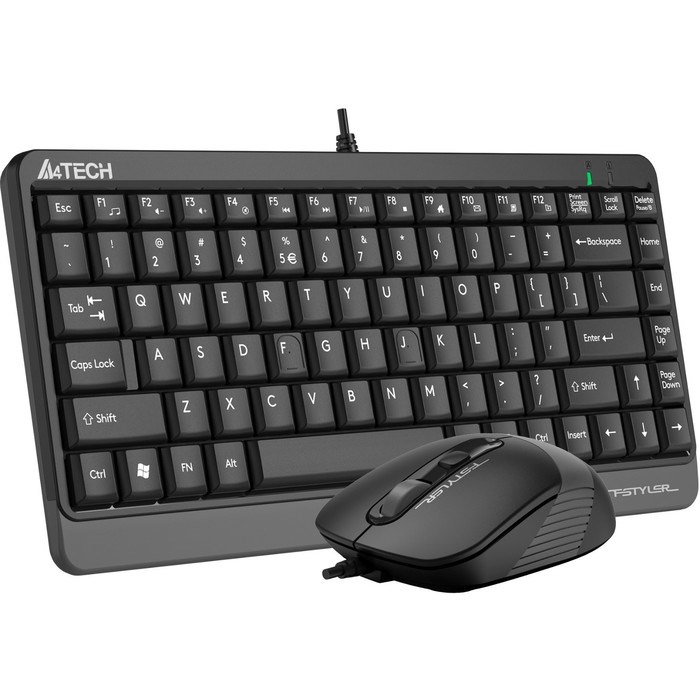 Клавиатура + мышь A4Tech Fstyler F1110 клав:черный/серый мышь:черный/серый USB Multimedia (F 10046 - фото 51422847 Клавиатура + мышь A4Tech Fstyler F1110 клав:черный/серый мышь:черный/серый USB Multimedia (F 10046 - фото 51422847