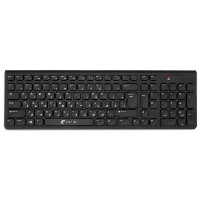 Клавиатура + мышь Оклик 220M клав:черный мышь:черный USB беспроводная slim Multimedia (10620 10046 - фото 51422933 Клавиатура + мышь Оклик 220M клав:черный мышь:черный USB беспроводная slim Multimedia (10620 10046 - фото 51422933