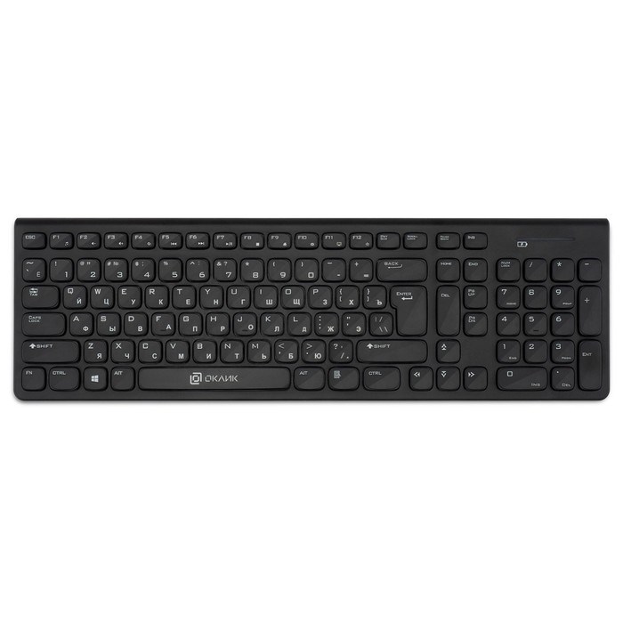 Клавиатура + мышь Оклик 220M клав:черный мышь:черный USB беспроводная slim Multimedia (10620 10046 - фото 51422934 Клавиатура + мышь Оклик 220M клав:черный мышь:черный USB беспроводная slim Multimedia (10620 10046 - фото 51422934
