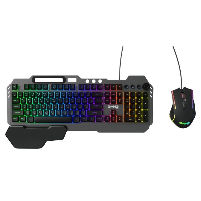 Клавиатура + мышь Оклик 700GMK клав:черный мышь:черный USB Multimedia LED (1533156) - фото 51422977 Клавиатура + мышь Оклик 700GMK клав:черный мышь:черный USB Multimedia LED (1533156) - фото 51422977