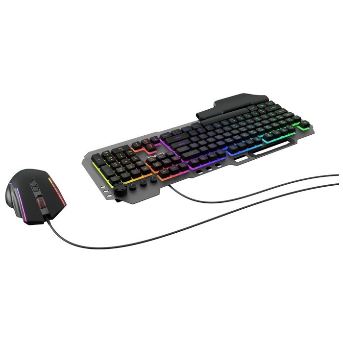 Клавиатура + мышь Оклик 700GMK клав:черный мышь:черный USB Multimedia LED (1533156) - фото 51422979 Клавиатура + мышь Оклик 700GMK клав:черный мышь:черный USB Multimedia LED (1533156) - фото 51422979