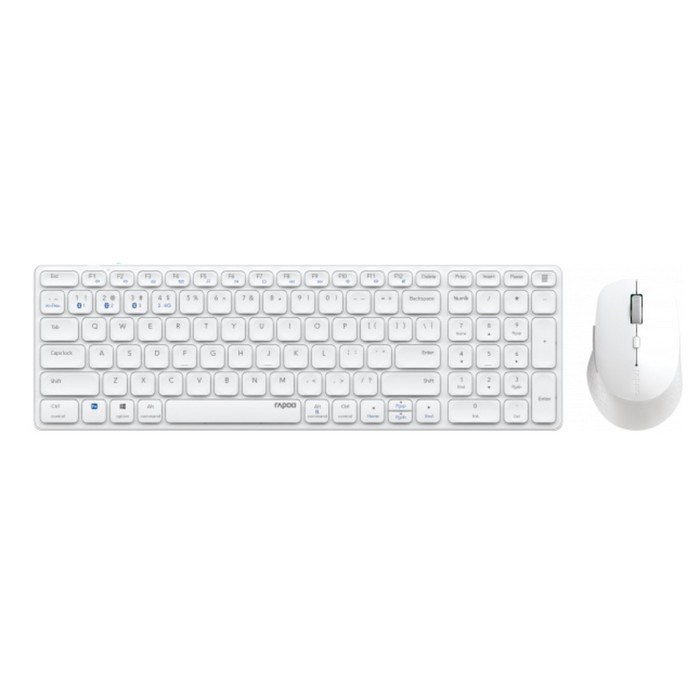 Клавиатура + мышь Rapoo 9700M WHITE клав:белый мышь:белый USB беспроводная Bluetooth/Радио s 10046 - фото 51423003 Клавиатура + мышь Rapoo 9700M WHITE клав:белый мышь:белый USB беспроводная Bluetooth/Радио s 10046 - фото 51423003