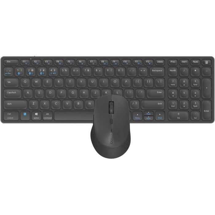 Клавиатура + мышь Rapoo 9700М DARK GREY клав:серый мышь:серый USB беспроводная Bluetooth/Рад 10046 - фото 51423008 Клавиатура + мышь Rapoo 9700М DARK GREY клав:серый мышь:серый USB беспроводная Bluetooth/Рад 10046 - фото 51423008