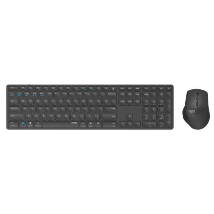 Клавиатура + мышь Rapoo 9800M DARK GREY клав:серый мышь:серый USB беспроводная Bluetooth/Рад 10046 - фото 51423013 Клавиатура + мышь Rapoo 9800M DARK GREY клав:серый мышь:серый USB беспроводная Bluetooth/Рад 10046 - фото 51423013