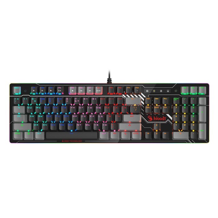 Клавиатура A4Tech Bloody B808N механическая черный/серый USB for gamer LED - фото 51423014 Клавиатура A4Tech Bloody B808N механическая черный/серый USB for gamer LED - фото 51423014