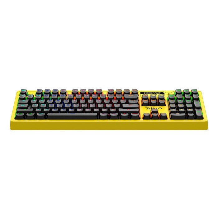 Клавиатура A4Tech Bloody B810RC Punk механическая желтый/черный USB for gamer LED - фото 51423031 Клавиатура A4Tech Bloody B810RC Punk механическая желтый/черный USB for gamer LED - фото 51423031