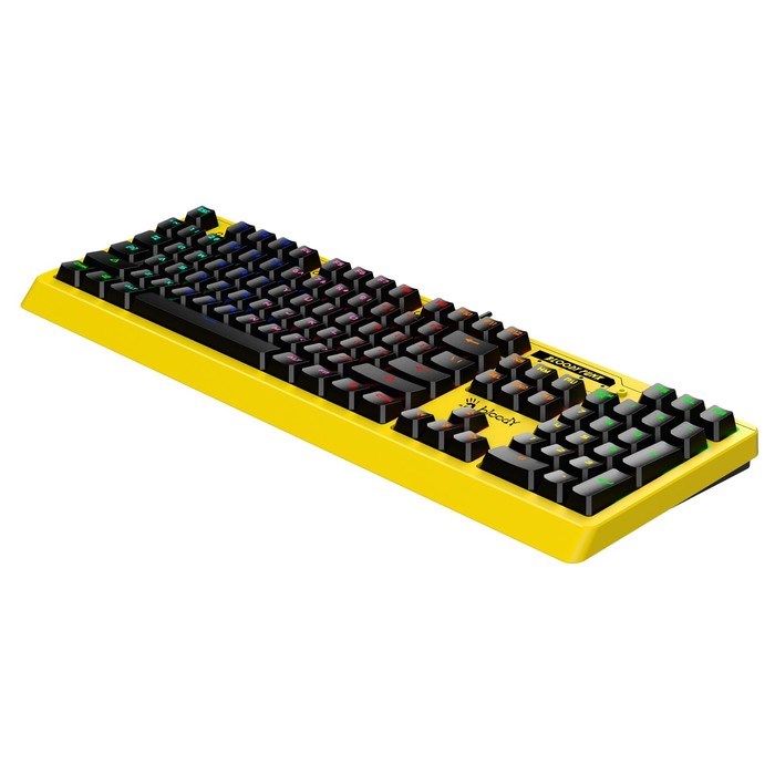 Клавиатура A4Tech Bloody B810RC Punk механическая желтый/черный USB for gamer LED - фото 51423033 Клавиатура A4Tech Bloody B810RC Punk механическая желтый/черный USB for gamer LED - фото 51423033