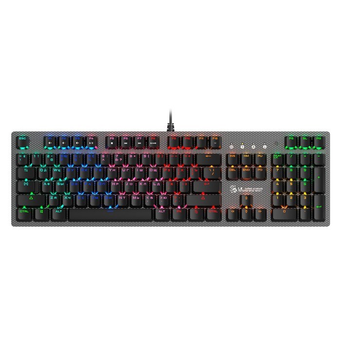 Клавиатура A4Tech Bloody B810RC механическая белый/черный USB for gamer LED - фото 51423035 Клавиатура A4Tech Bloody B810RC механическая белый/черный USB for gamer LED - фото 51423035